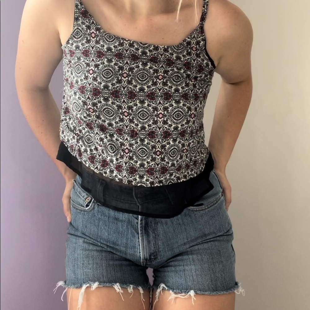 Patterned Tank Top